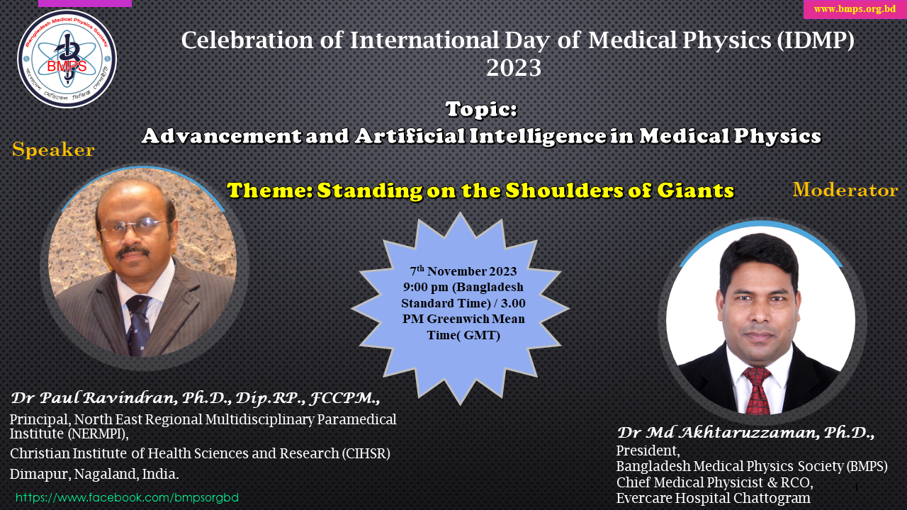 Bangladesh Medical Physics Society (BMPS) celebrates the International